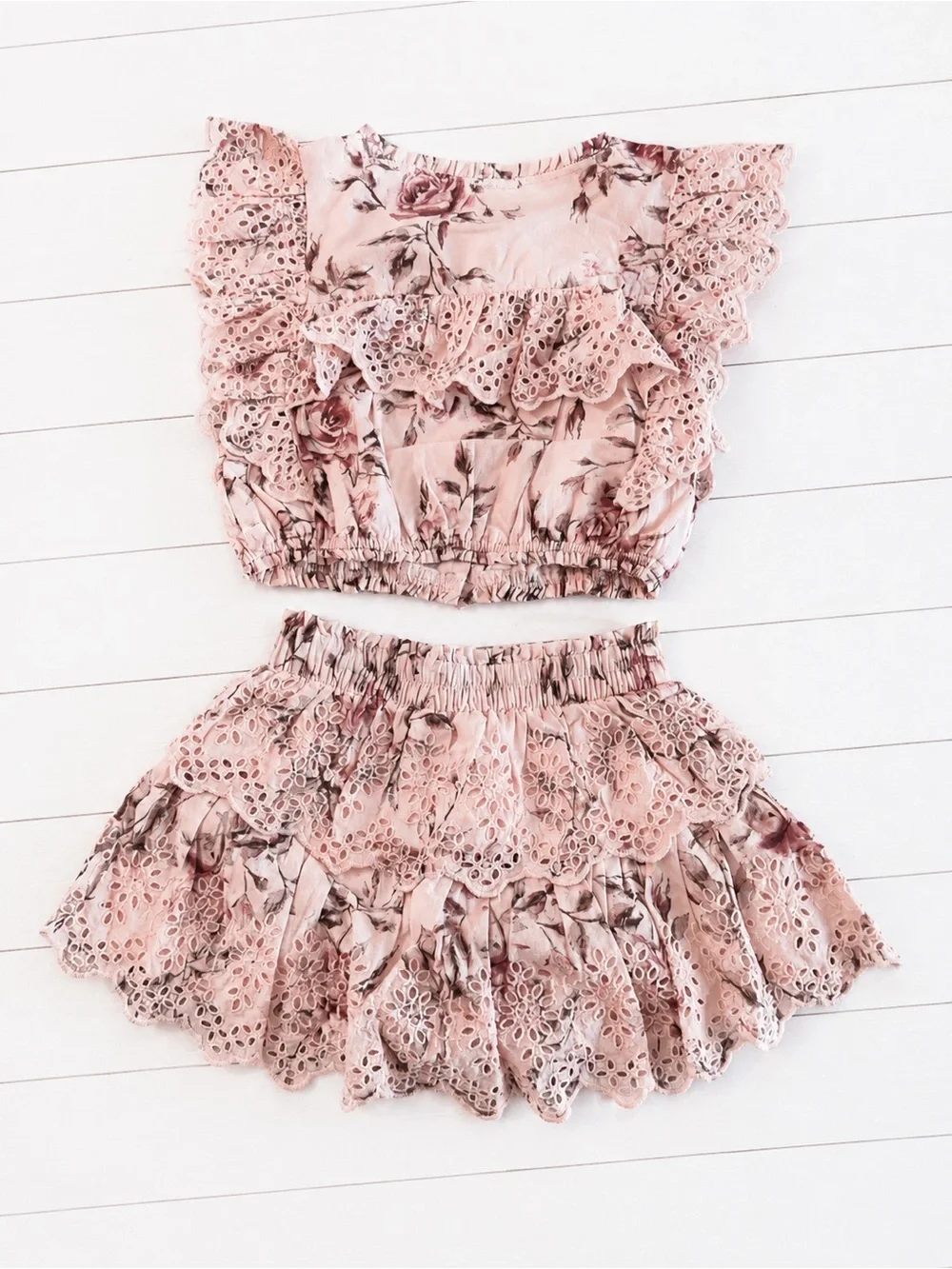 GAP x Love Shack Fancy Floral Set            Girls Size Small